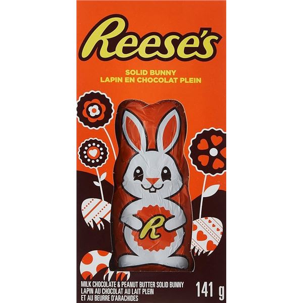 NEW 2 X 141G REESES SOLID BUNNY