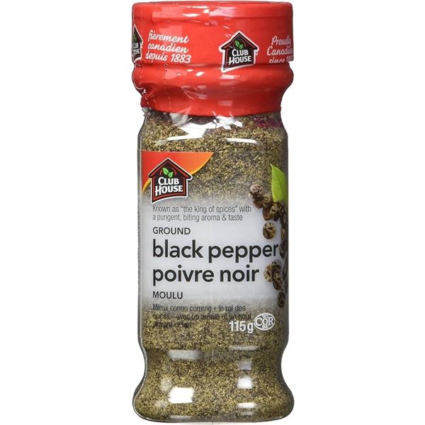 NEW 115G CLUB HOUSE GROUND BLACK PEPPER