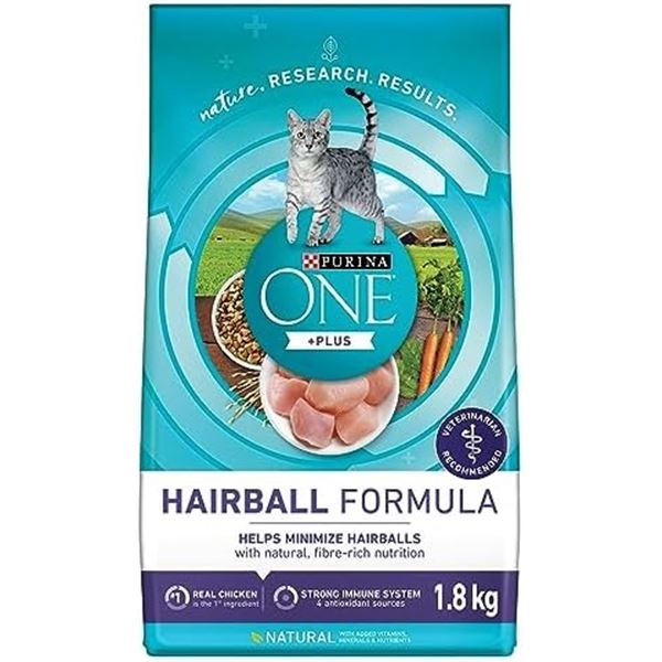 NEW 1.8KG PURINA ONE PLUS HAIRBALL FORMULA