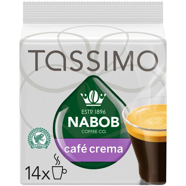 NEW 110G TASSIMO NABOB CAFE CREME