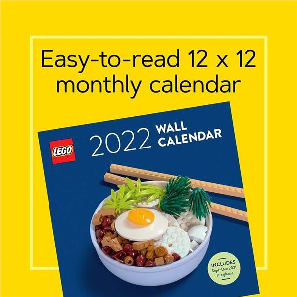 BRAND NEW 2022 LEGO WALL CALENDAR