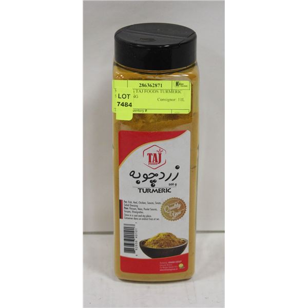 NEW 500G TAJ FOODS TURMERIC SEASONING