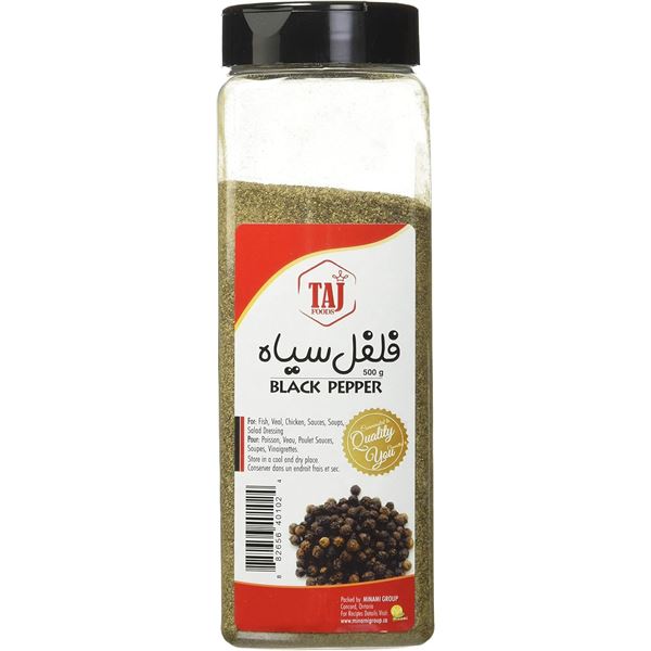NEW TAJ GOOD 500G BLACK PEPPER