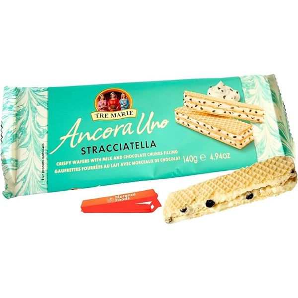 NEW 2 X 140G TRE MARIE STRACCIATELLA CRISPY WAFERS