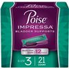 Image 1 : 21 POISE IMPRESSA BLADDER SUPPORTS SIZE 3 - WOMENS
