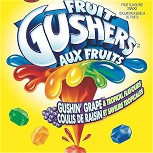 NEW 2 X 138G FRUIT GUSHERS VARIETY PACK