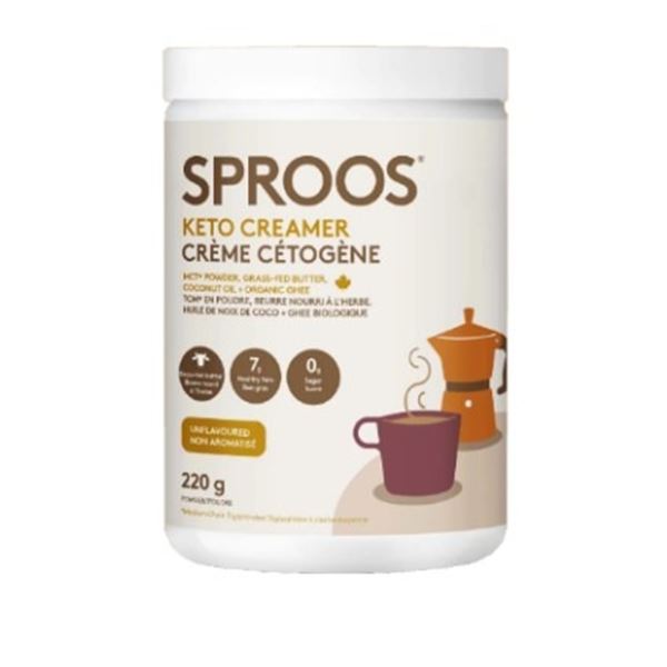 220G TUB OF SPROOS KETO CREAMER - MCT POWDER