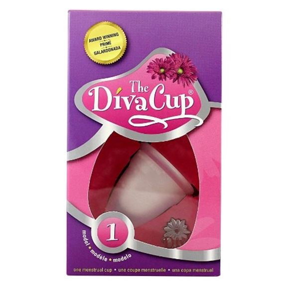 LOT OF 2 MENSTRUAL CUPS - THE DIVA CUP MODEL 1