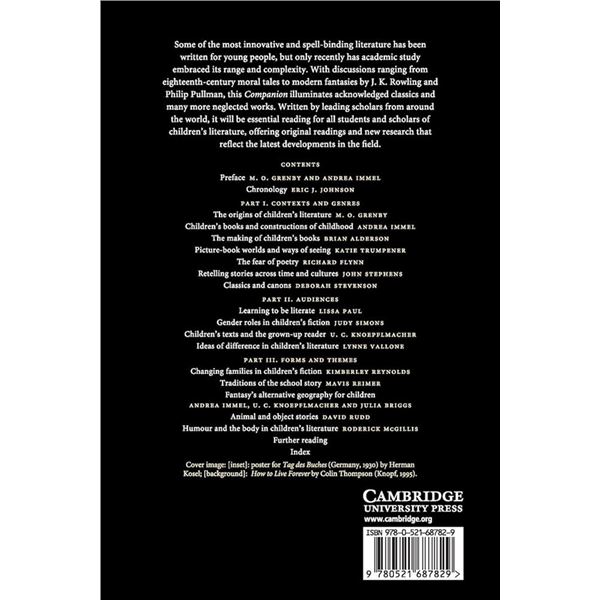 HARDCOVER-THE CAMBRIDGE COMPANION TO CHILDRENS LIT