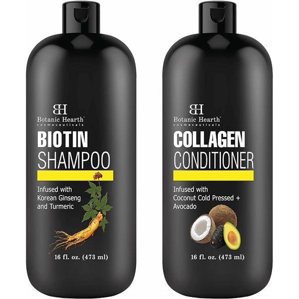 NEW BOTANIC HEARTH COLLAGEN SHAMPOO & CONDITIONER