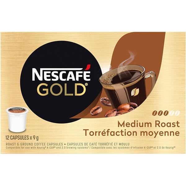 NEW 12 X 9 NESCAFE GOLD MEDIUM ROAST