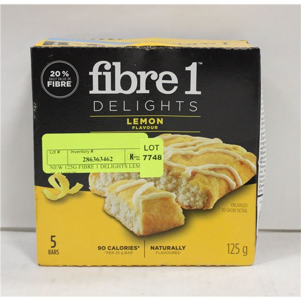 NEW 125G FIBRE 1 DELIGHTS LEMON FLAVOUR