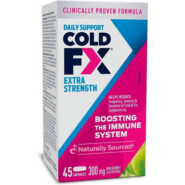 NEW COLD FX EXTRA STRENGTH DAILY SUPPORT 300MG