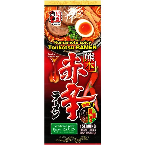 NEW 103G KUMAMOTO SPICY TONKOTSU RAMEN