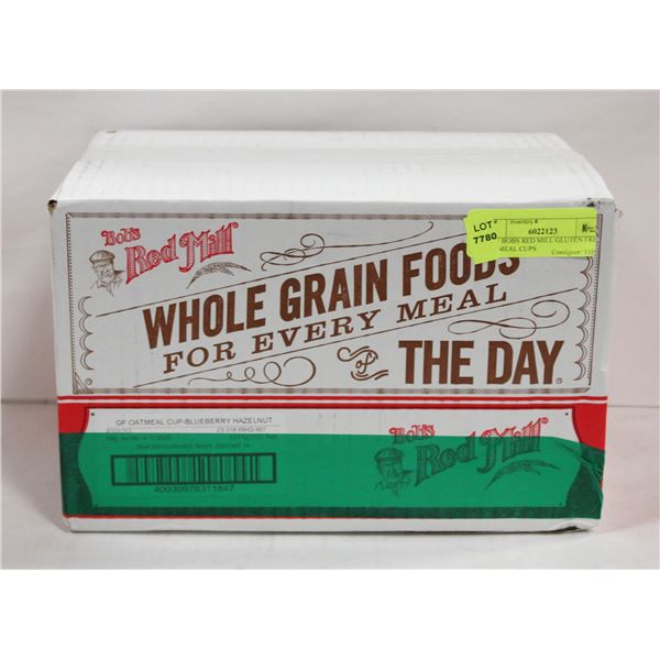 NEW BOBS RED MILL GLUTEN FREE OATMEAL CUPS