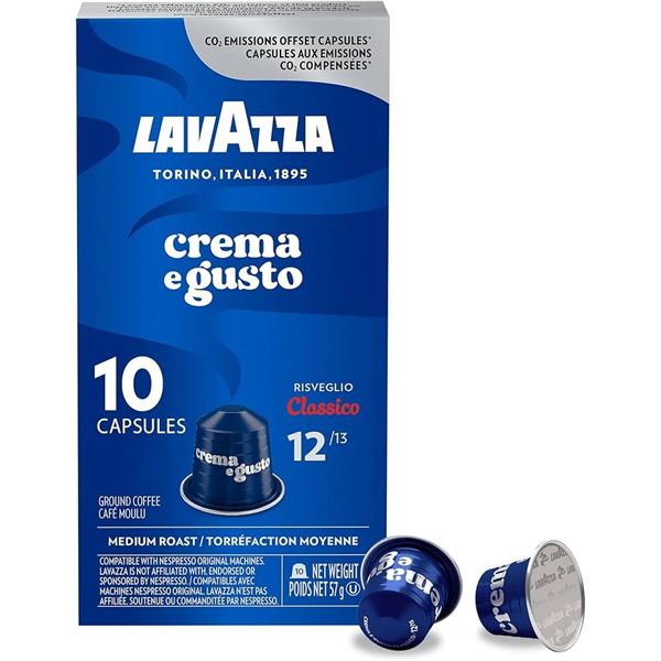NEW 57G LAVAZZA CREMA CLASSICO GROUND COFFEE