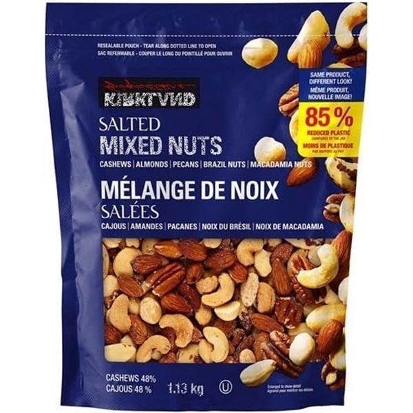 NEW KIRKLAND EXTRA FANCY SALTED MIXED NUTS