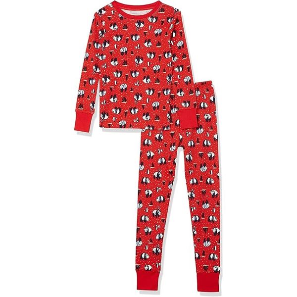 NEW AMAZON ESSENTIALS CHILDS COTTON PANDA PJS
