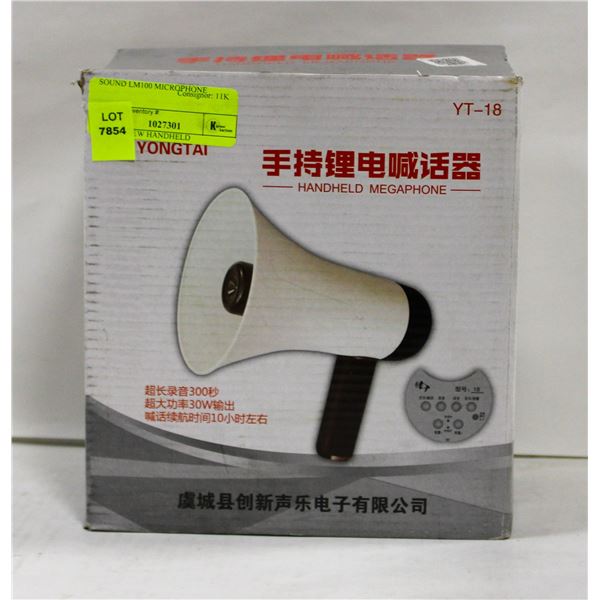 BRAND NEW HANDHELD MEGAPHONE SPEAKER