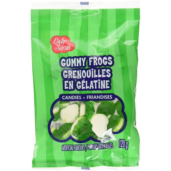 NEW BAG OF LADY SARAH GUMMY FROGS