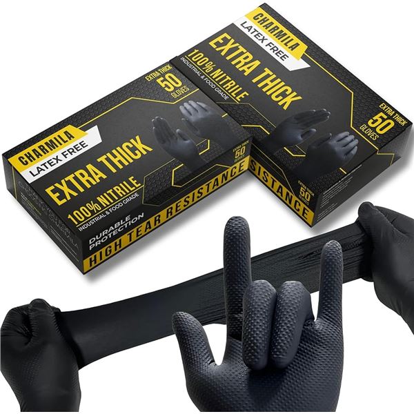 BRAND NEW 50 CHARMILA NITRILE GLOVES