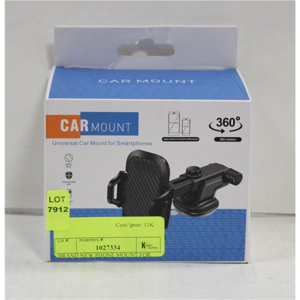 BRAND NEW PHONE MOUNT FOR CAR