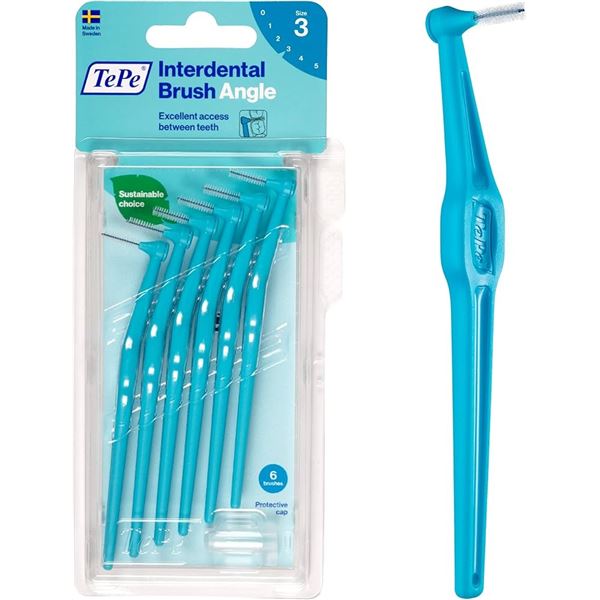 BRAND NEW 6 TEPE INTERDENTAL BRUSH ANGLE