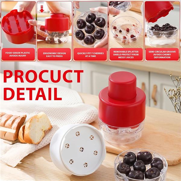 NEW VELEKA CHERRY & OLIVE PITTER