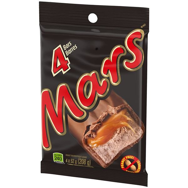 NEW 4 X 52G MARS BARS