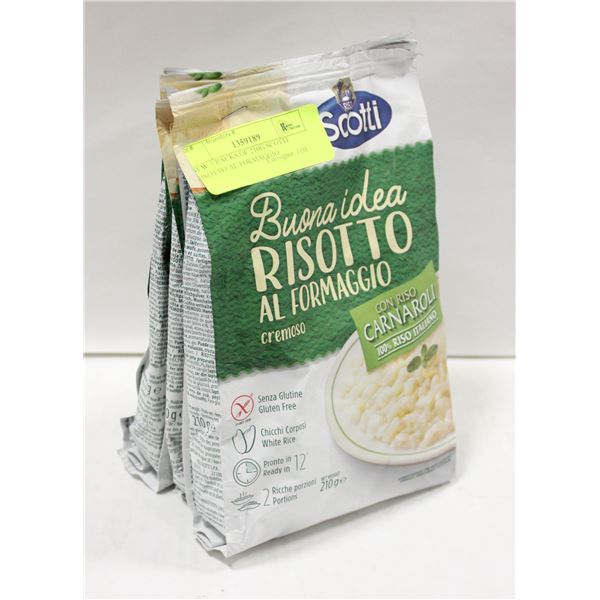 NEW 3 PACKS OF 210G SCOTTI RISOTTO AL FORMAGGIO