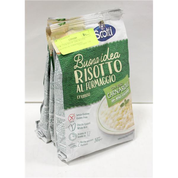 NEW 3 PACKS OF 210G SCOTTI RISOTTO AL FORMAGGIO