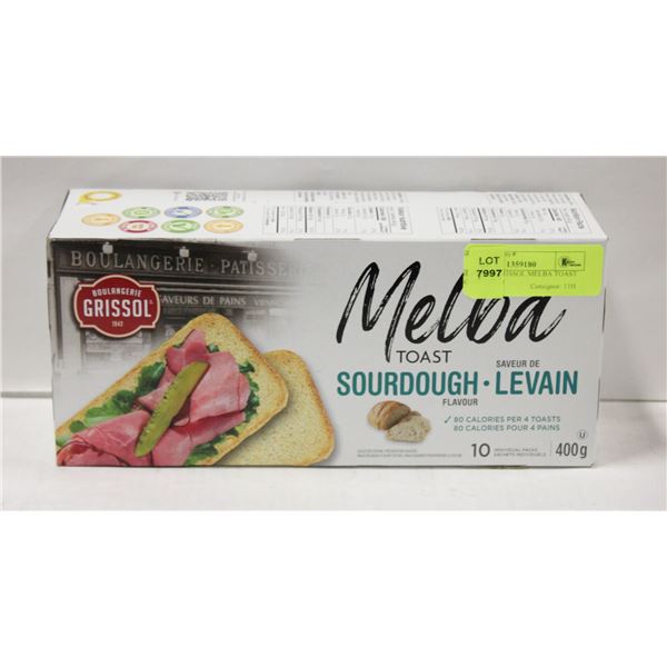 NEW 400G GRISSOL MELBA TOAST SOURDOUGH