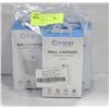 Image 1 : BRAND NEW 5 PACK COMZON FAST USB PD 33W WALL