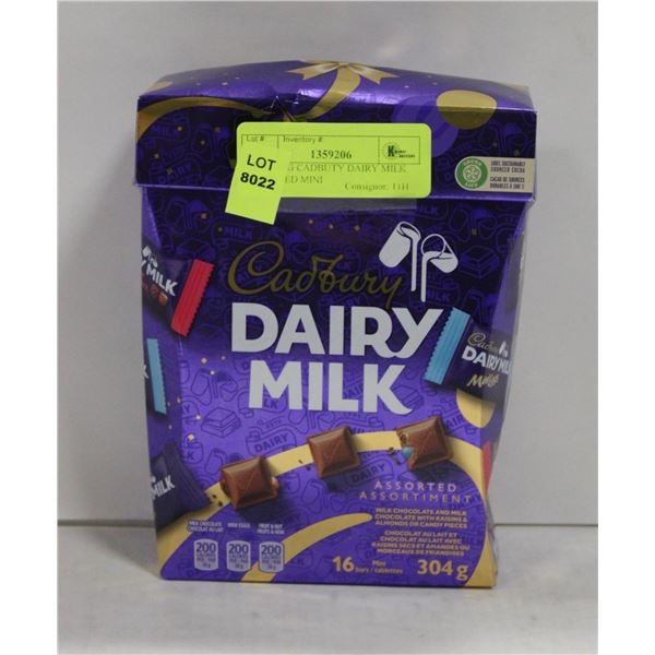 NEW 304G CADBUTY DAIRY MILK ASSORTED MINI