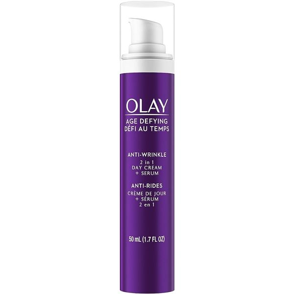 NEW 50ML OLAY AGE DEFYING ANTI WRINKLE 2 IN 1 DAY