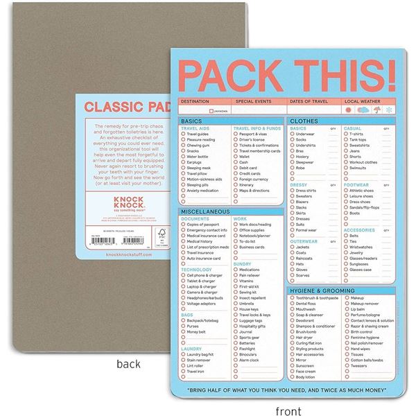 NEW KNOCK KNOCK CLASSIC PAD