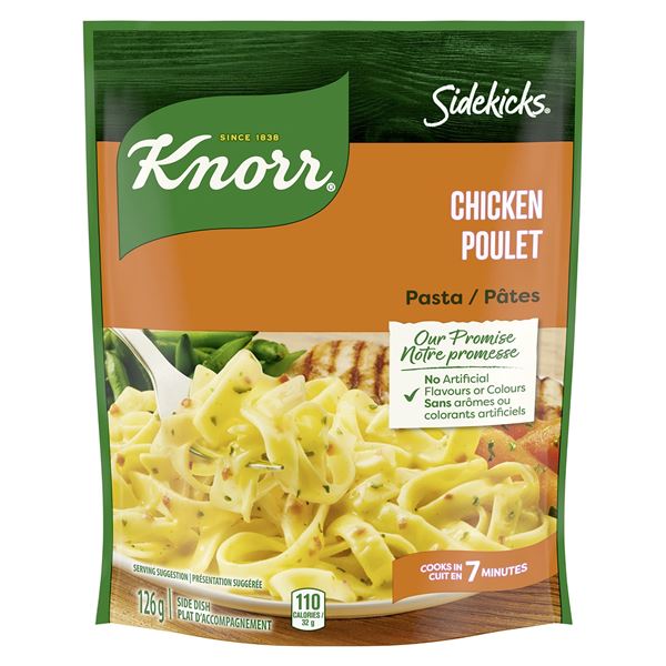 NEW 6 X 126G KNORR SIDEKICKS PASTA SIDE DISH