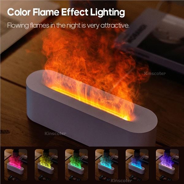 NEW REALISTIC FLAME EFFECT AROMATHERAPY MACHINE