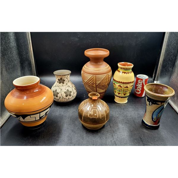 Pottery Vase Lot