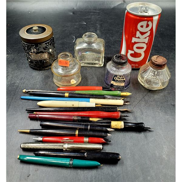 Fountain Pens & Ink Wells