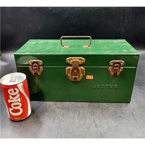 Green Metal 2 Tier Toolbox