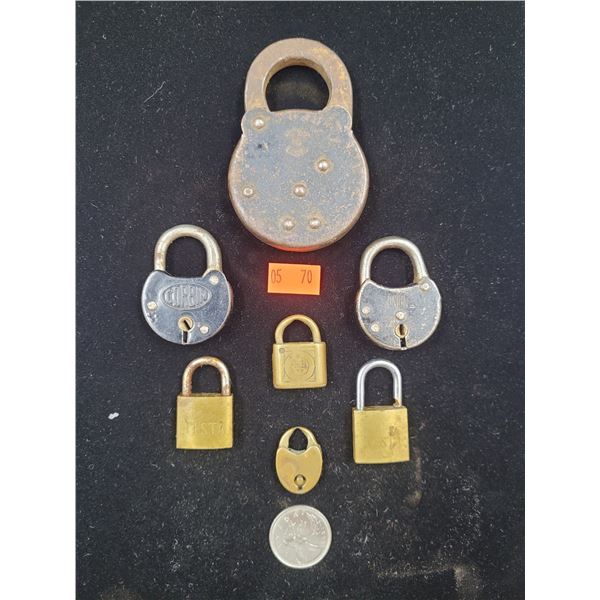 Vintage Padlock Lot