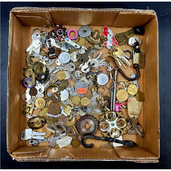 Vintage Keys & Tokens