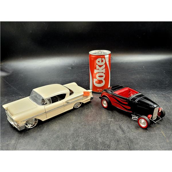 Die Cast 1958 Chevrolet Impala & Ford Roadster