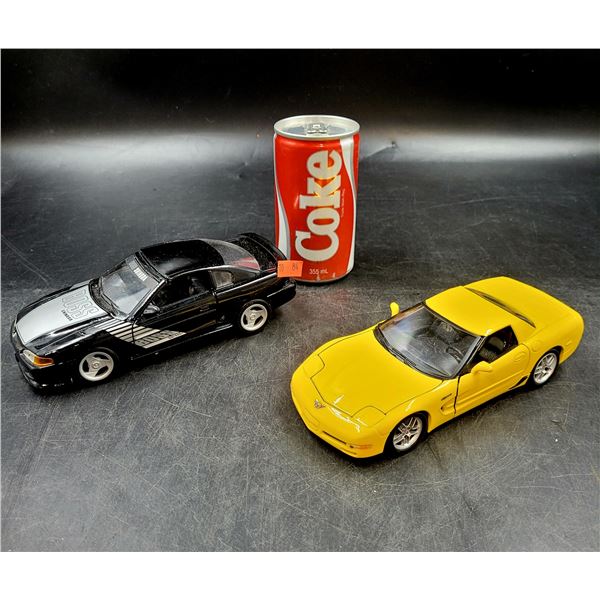 Die Cast 1/24 Mustang GT & 02' Corvette