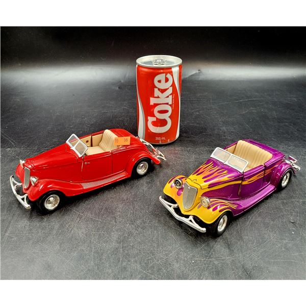 2 Die Cast 1/24 1934 Ford Roadsters