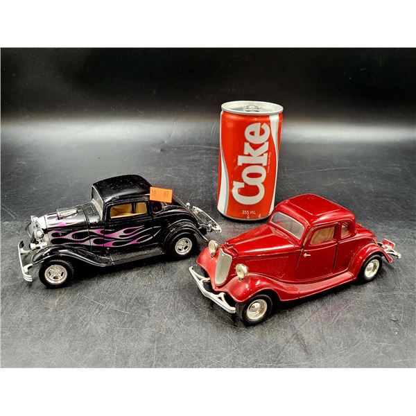 2 Die Cast 1/24 Ford Coupes