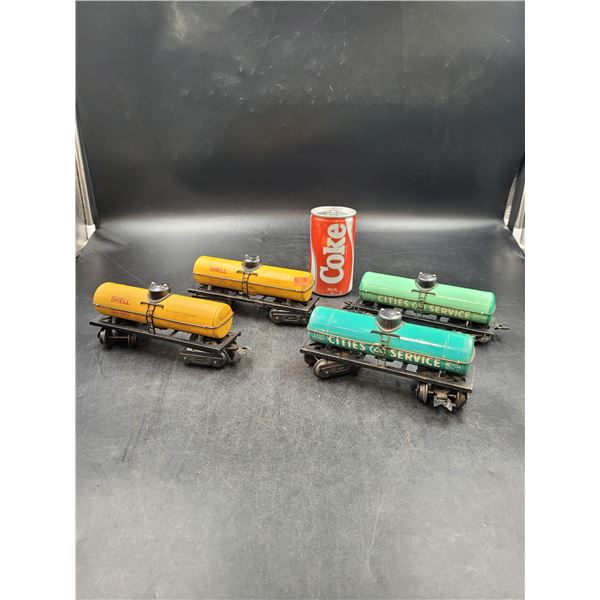 Vintage Shell & Cities Service Train Pieces