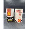 Image 2 : Vintage Shell Motor Oil Cans