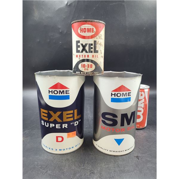 Vintage Home Motor Oil Cans